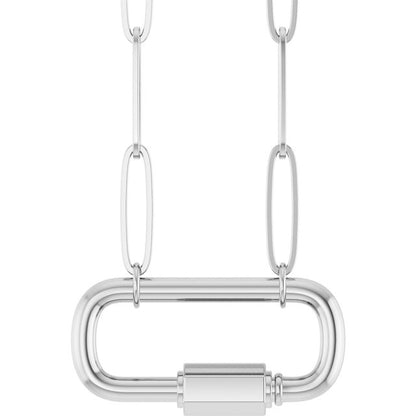 CARABINER CHARM NECKLACE