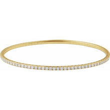 Load image into Gallery viewer, FLEXIBLE BANGLE TENNIS BRACELET
