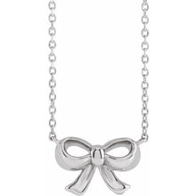 Load image into Gallery viewer, GOLD BOW NECKLACE
