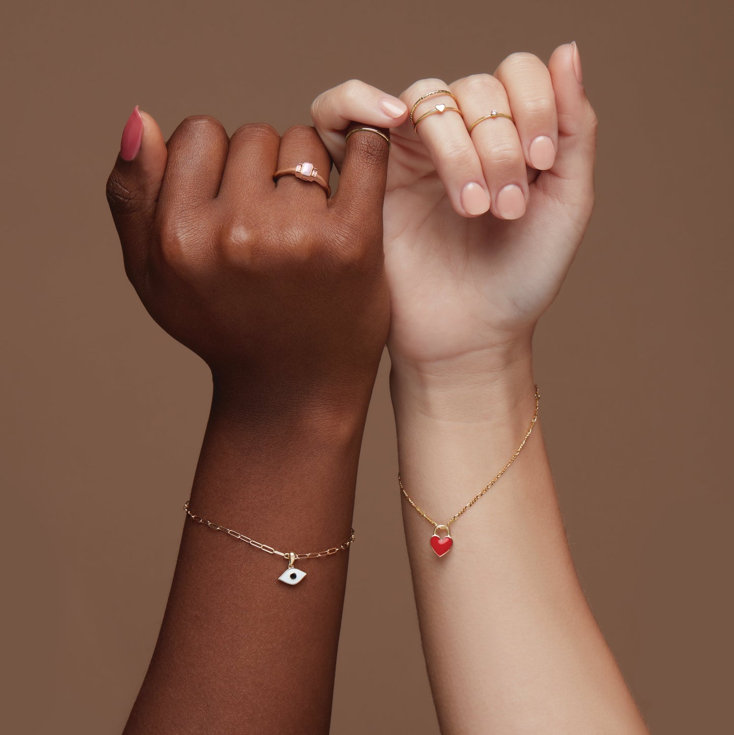 STACKABLE HEART RING