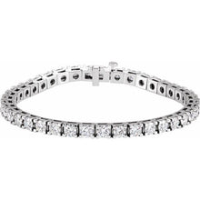 Load image into Gallery viewer, 9 1/6 CTW TENNIS BRACELET - White Gold
