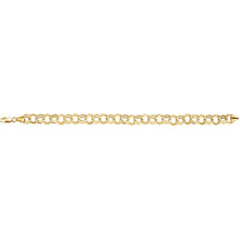 Load image into Gallery viewer, 14K DOUBLE LINK BRACELET - Yellow Gold
