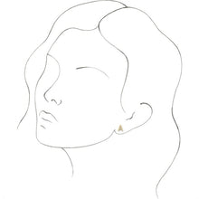 Load image into Gallery viewer, 14K INITIAL EARRING - Yellow Gold
