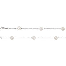 Load image into Gallery viewer, 14K PEARL BRACELET OR NECKLACE - White Gold
