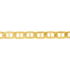 CURBED ANCHOR CHAIN - Yellow Gold