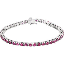 Load image into Gallery viewer, RUBY TENNIS BRACELET
