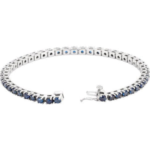 BLUE SAPPHIRE TENNIS BRACELET