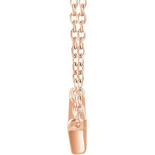 Load image into Gallery viewer, ¼ CTW DIAMOND BAGUETTE BAR NECKLACE
