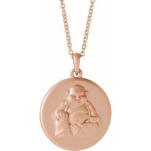 Load image into Gallery viewer, BUDDHA COIN NECKLACE - Rose Gold
