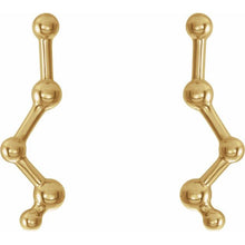 Load image into Gallery viewer, CONSTELLATION EAR CLIMBERS - 14K Yellow Gold

