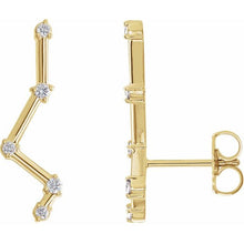 Load image into Gallery viewer, DIAMOND CONSTELLATION EAR CLIMBERS - 14K Yellow Gold
