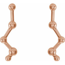 Load image into Gallery viewer, CONSTELLATION EAR CLIMBERS - 14K Rose Gold
