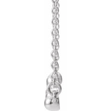 Load image into Gallery viewer, CONSTELLATION BAR NECKLACE - 14K White Gold
