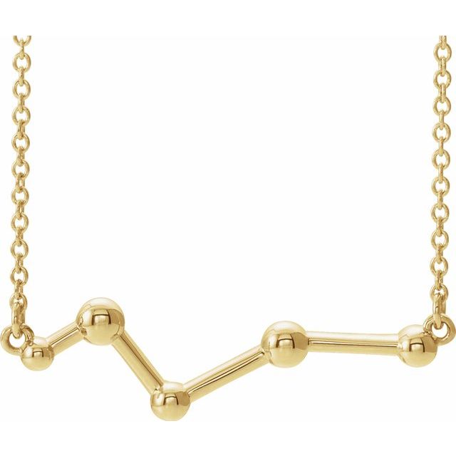 CONSTELLATION BAR NECKLACE - Yellow Gold