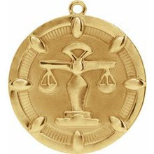 Load image into Gallery viewer, SCALES OF JUSTICE NECKLACE - 14K Yellow Gold
