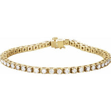 Load image into Gallery viewer, 4 ¾ CTW DIAMOND TENNIS BRACELET - Yellow Gold
