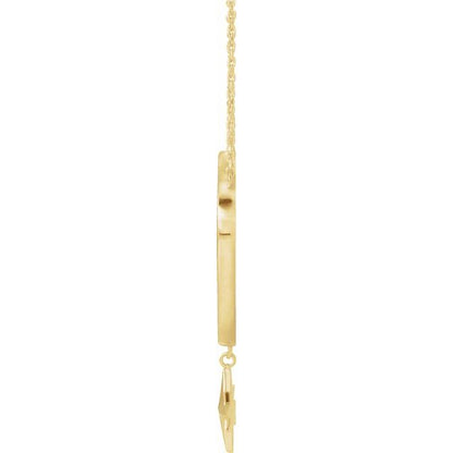 MARY NECKLACE - 14K Yellow Gold