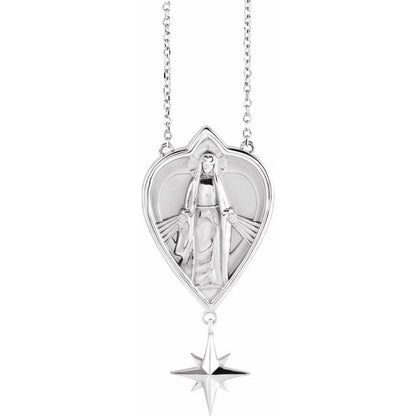 MARY NECKLACE - 14K White Gold