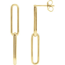 Load image into Gallery viewer, PAPERCLIP CHIAN EARRING
