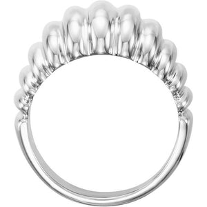 RIPPLE DOME RING