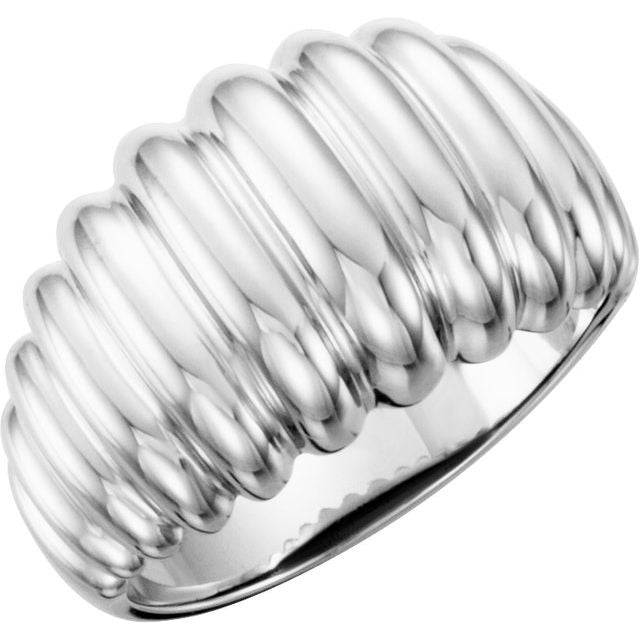 RIPPLE DOME RING