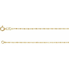 Load image into Gallery viewer, ALTERNATING BEAD CHAIN - Yellow Gold
