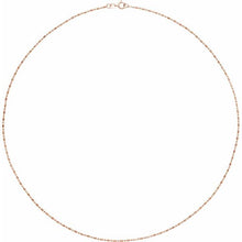 Load image into Gallery viewer, ALTERNATING BEAD CHAIN - Rose Gold
