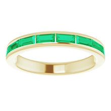 Load image into Gallery viewer, EMERALD BAGUETTE RING
