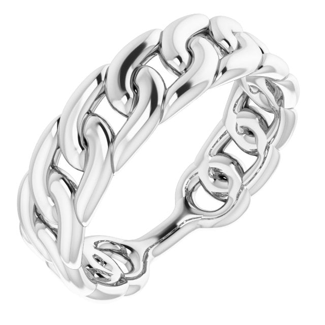 6MM CHAIN LINK RING