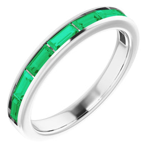 EMERALD BAGUETTE RING