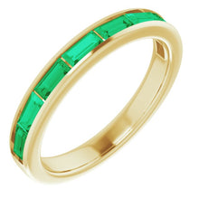 Load image into Gallery viewer, EMERALD BAGUETTE RING
