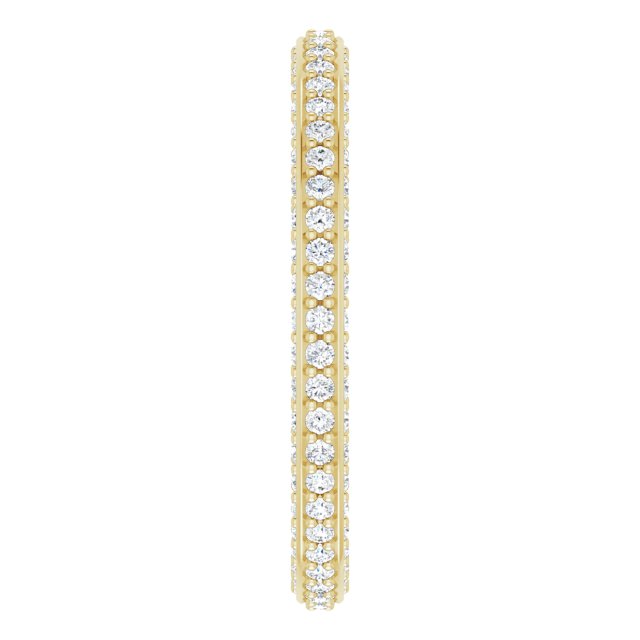 ¾ CTW DIAMOND THREE-SIDED ETERNITY BAND