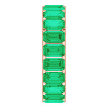 Load image into Gallery viewer, EMERALD ETERNITY BAND
