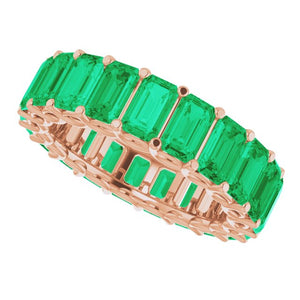 EMERALD ETERNITY BAND