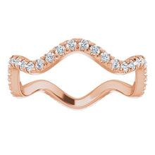 Load image into Gallery viewer, FRENCH SET ETERNITY BAND - 14K Rose Gold

