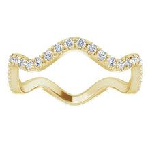 Load image into Gallery viewer, FRENCH SET ETERNITY BAND - 14K Yellow Gold

