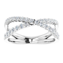 Load image into Gallery viewer, DIAMOND CRISS-CROSS RING
