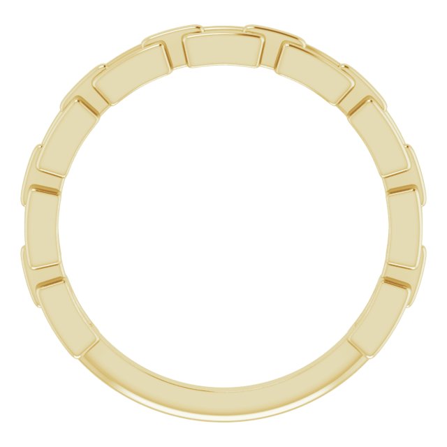 CHAIN LINK RING - Yellow Gold