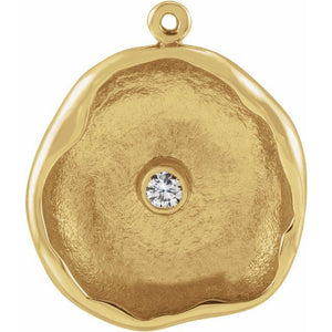 0.05 CT. DIAMOND ORGANIC CIRCLE DANGLE