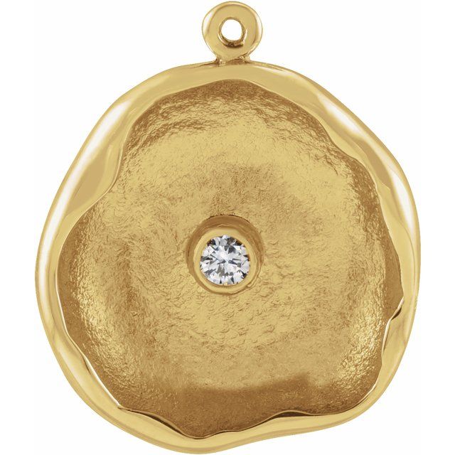 0.05 CT. DIAMOND ORGANIC CIRCLE DANGLE