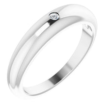 Load image into Gallery viewer, DIAMOND DOME RING - 14K White Gold
