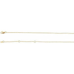 SCALES OF JUSTICE NECKLACE - 14K Yellow Gold