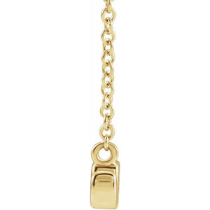 MOM NECKLACE - 14K Yellow Gold
