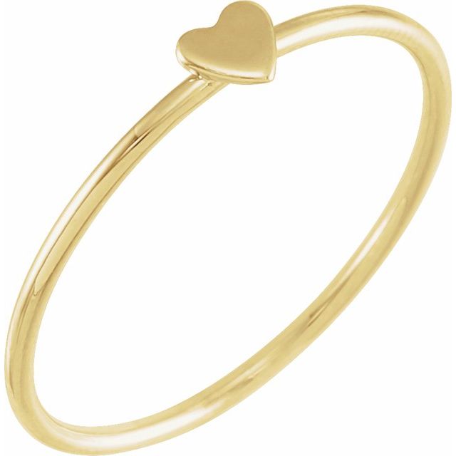STACKABLE HEART RING