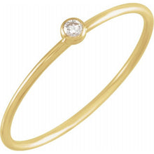 Load image into Gallery viewer, .03 CTW DIAMOND STACKABLE RING
