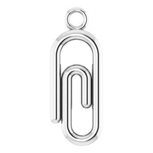 Load image into Gallery viewer, PETITE PAPER CLIP DANGLE
