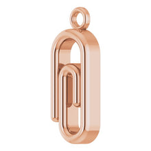 Load image into Gallery viewer, PETITE PAPER CLIP DANGLE
