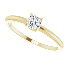 Load image into Gallery viewer, 1/10 CTW DIAMOND PINKY RING
