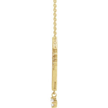 Load image into Gallery viewer, DIAMOND MARY NECKLACE - 14K Yellow Gold
