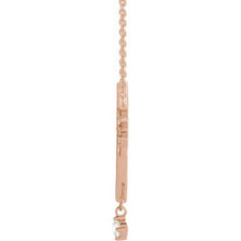 Load image into Gallery viewer, DIAMOND MARY NECKLACE - 14K Rose Gold
